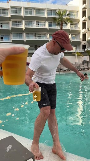 Exploding beer prank