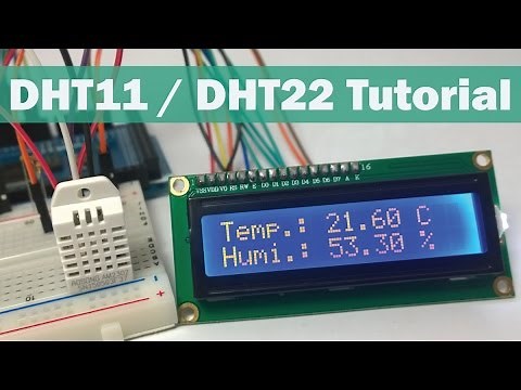 DHT11 & DHT22 Sensors Temperature and Humidity Tutorial using Arduino