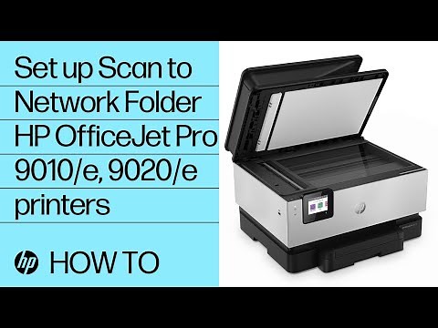Set up Scan to Network Folder in Windows 11 | HP OfficeJet Pro 9010/e, 9020/e Printers | HP Support