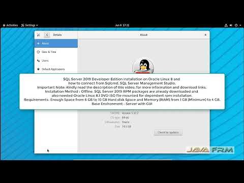 How to install SQL Server 2019 on Oracle Linux 8 and connect from SQL Server Management studio