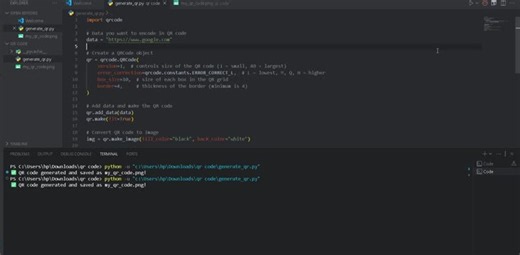 How to Create a QR Code in Python with qrcode Library | Nidhi Rajput posted on the topic | LinkedIn