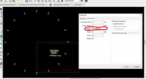How to set Circular Array Radius?