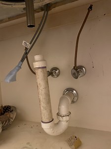 How best to connect these copper tubing supply lines to...