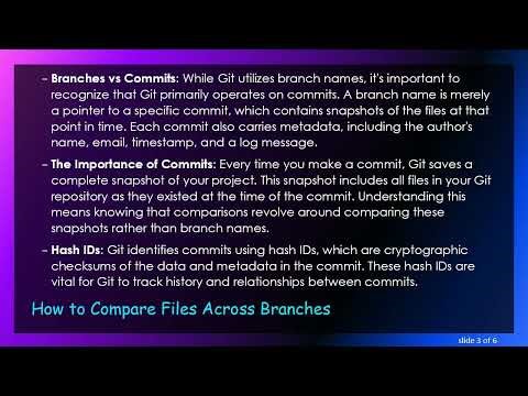How to Compare a File Across All Branches Using Git