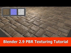 Blender 2.9 PBR Texturing Beginner Tutorial
