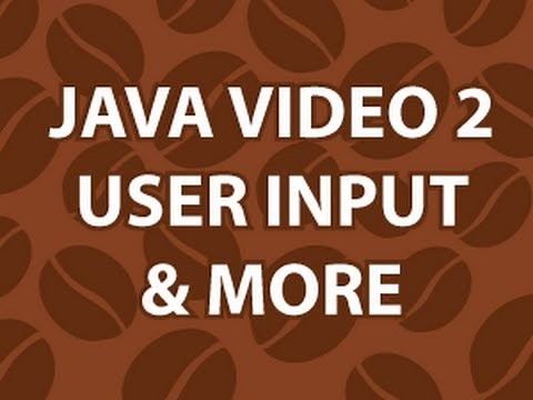 Java Video Tutorial 2