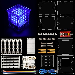 Keyestudio 4x4x4 LED Cube Kit for Arduino Project with FTDI module  User Manual