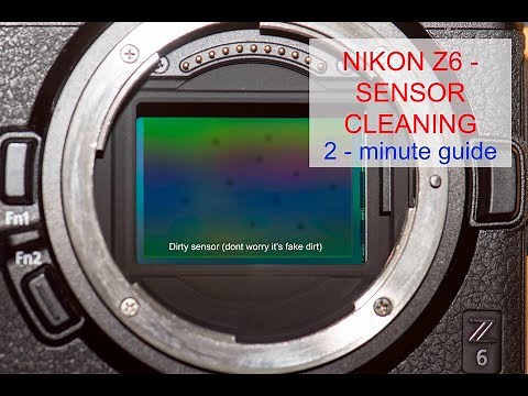 Sensor cleaning your Nikon Z6 (Nikon Z6ii) -2 minute guide
