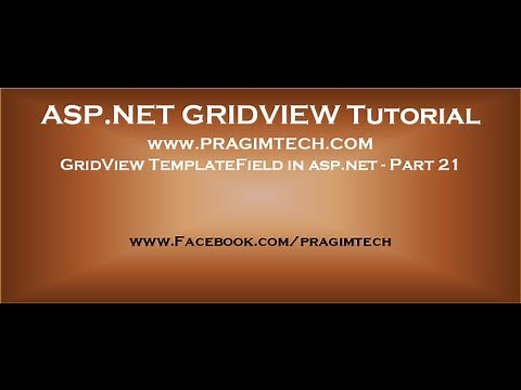 GridView TemplateField in asp.net - Part 21