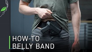 How To Wear The Low-Pro Belly Band Holster by Alien Gear Holsters