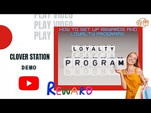 ⏯️ Clover POS Systems | How to set up rewards and loyalty programs in the Clover Station POS | POS |