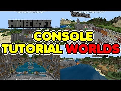 Minecraft Bedrock: ALL CONSOLE Tutorial Worlds DOWNLOAD