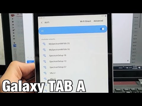 Galaxy TAB A: How to Connect to Wifi Internet Network