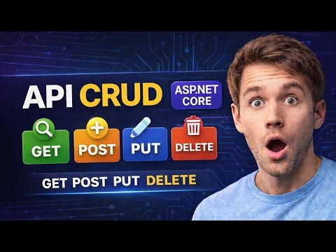 Create Web API in ASP.NET Core | GET POST PUT DELETE (CRUD with List)