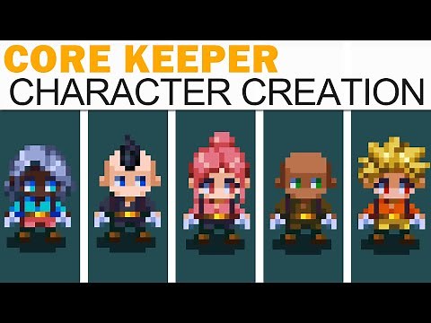 Core Keeper Character Creation (Full Customization, All Options, Backgrounds, World, More!)