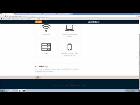 OpenDNS Setup and Configuration