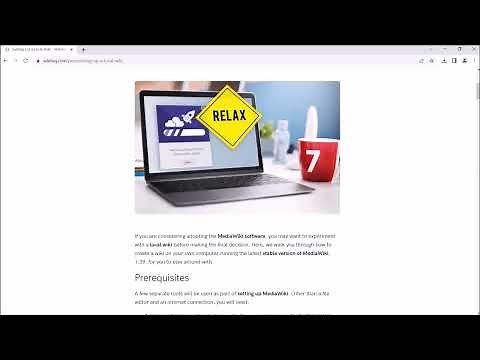 Installing MediaWiki like a Pro - Part 1