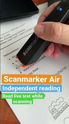 Scanning and learning independently with unique pen reader Scanmarker