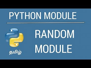 Python Random Module | Tamil | iCoding