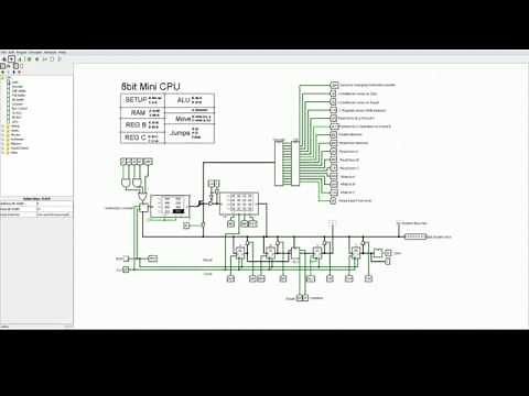 Logisim 8-bit CPU (Simple)