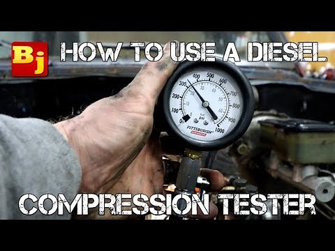 How To Use A Diesel Compression Tester