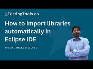 How to import Libraries automatically in Eclipse for Java