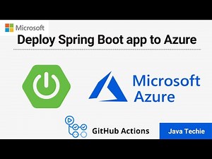 Build & Deploy a Spring Boot application to Microsoft Azure | GitHub Actions | JavaTechie