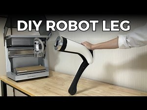 I Built a Powerful and Aesthetic Robot Leg – by Makera Carvera Air
