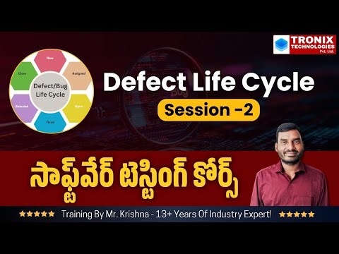Defect Life Cycle Introduction Session-2 || Software Testing Tutorials || Bug Life Cycle