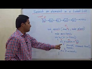 Search an element in a Linked List