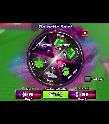 Getting alien slap in sab #sab#cool#shorts#fyp#roblox