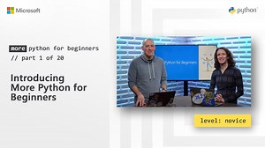 Introducing More Python for Beginners | More Python for Beginners [1 of 20]