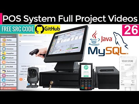 Powerful Point Of Sale (POS) In Java | inventory management system CODE | java for beginners # 26