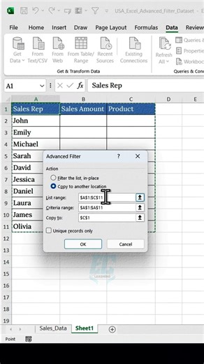 Excel Advanced Filter Trick Most People Don’t Know