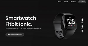 How to Create a responsive Product Landing Page Using HTML and CSS with source code