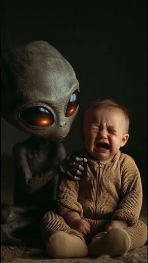 Crying Baby Lost in an Alien Spaceship 👶🚀