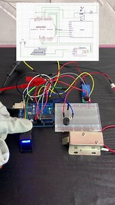 Arduino Tutorial : Solenoid Door Lock control using AS608 Fingerprint #arduino #engineering #electronics #arduinoproject #electricalengineer #arduinobeginner #programming #uploadideaswithitamar | Upload Ideas with Itamar