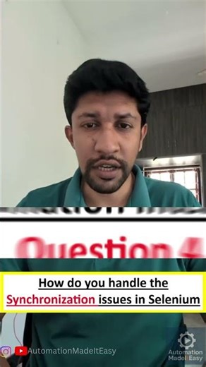 🕒 How to Handle Synchronization Issues in Selenium?