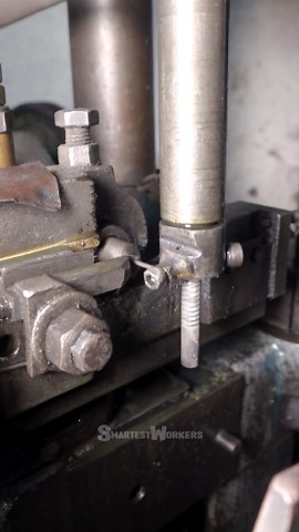 The Automatic Spring Making Machine at Work