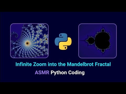 ASMR Programming • Interactive Mandelbrot Set Zoom | Taichi Python (No Talking)