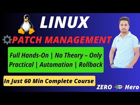 Linux Patch Management 🔥 Full Hands-On | Automation + Rollback | 60-Min Real-Time Course