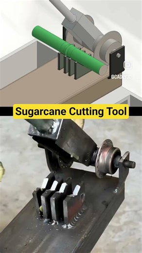 Sugarcane Cutting Tool 😳😳🤔| #solidworks | #viral | #shorts | #viralshorts |#gear | #autocad |#gear
