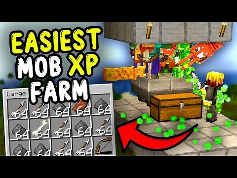 EASIEST MOB XP Farm Minecraft Bedrock & Java 1.21/26.1+!