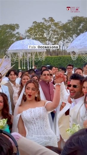 Stebin Ben and Nupur Sanon Christian Wedding | Kriti Sanon | White Wedding | Wedding Song | Sajna