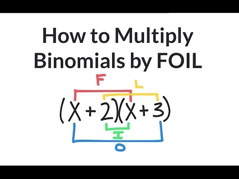 How to Multiply Binomials Using FOIL