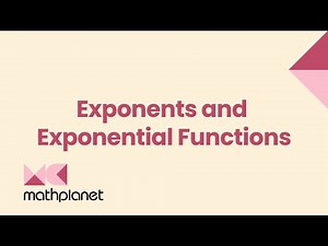 Exponents and Exponential Functions - Properties of Exponents - Algebra 1 - Math