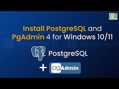 How to Download and Install PostgreSQL and PgAdmin 4 for Windows 10/11 | Step by Step Tutorial