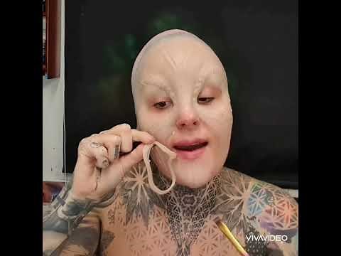 TUTORIAL!!! MFX alien silicone prosthetic application. 2020 character by kollective by kelly odell