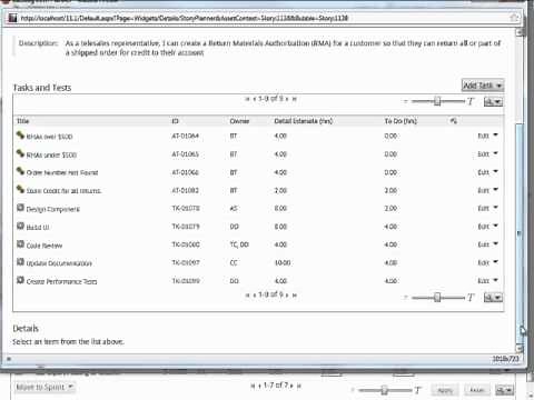 Release planning & Sprint planning for Agile project management - VersionOne Product Video