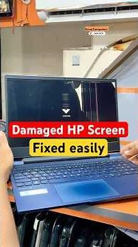 HP Laptop Screen Replacement | Easy Step-by-Step Guide to Fix Broken Screen #shorts